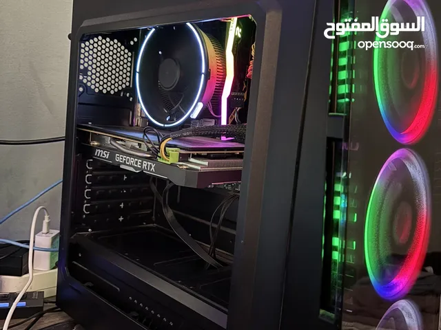 Pc gaming تجميعه متوسطه قوي حدا ما بشكي من اشي Core i3 12th Rtx msi 2060 16 ram 265 ssd m.2 internal