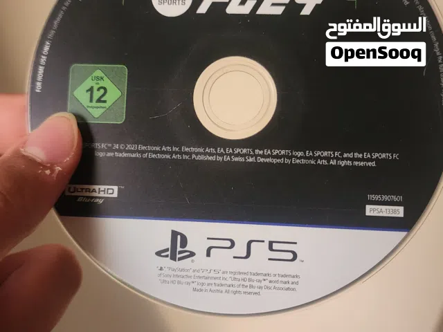 للبيع FC 24 نسخة PS5  شريط نظيف وفيه كل شي تمام، السعر ممتاز والجاد يتواصل
