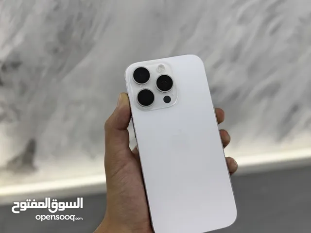 ايفون 16 برو 128 جيجا لون اسود او ابيض اجهزة لا تعد انها مستخدمة نسبة البطارية 100%