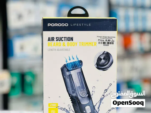 Porodo Air Suction Bread & Body Trimmer 90 Minutes Washable