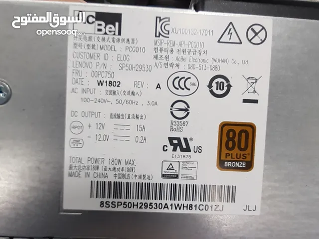 CPU I3-7100+POWER SUPPLY 180W LENOVO ORGINAL Lenovo 510S B415 180W
