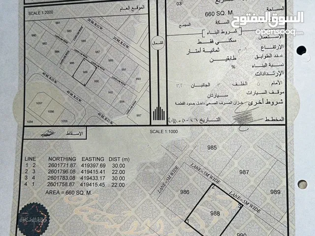 Residential Land for Sale in Al Dhahirah Dhank