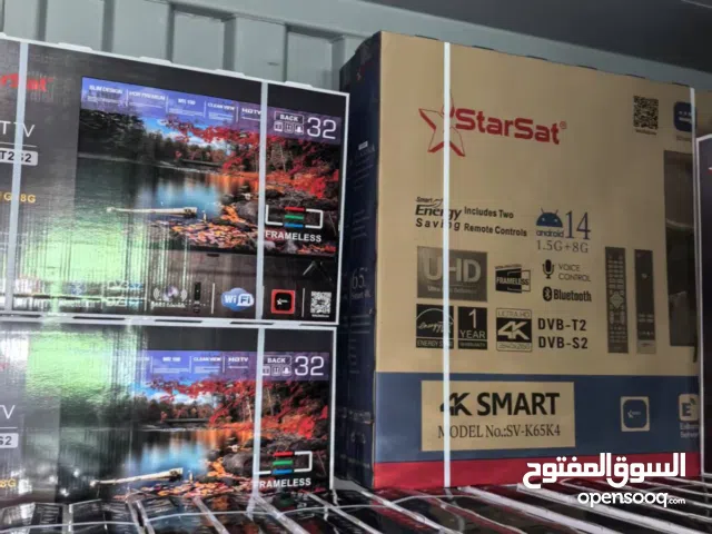شاشات استارسات اسمارت فوركي كل المقاسات شاشات دقه في الوضوح في الصوت نوعيه ممتازه ومسطحه باناقتها
