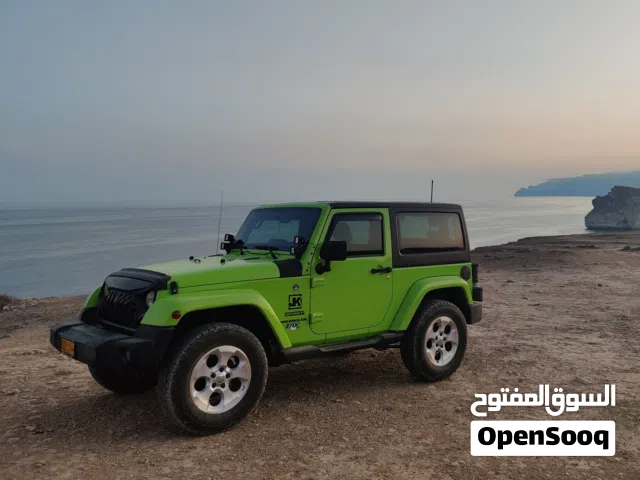لمحبي التميز.  جيب رانجلر نظيف جداً وبحالة ممتازة. مواصفات خليجية مع لون أخضر جذاب