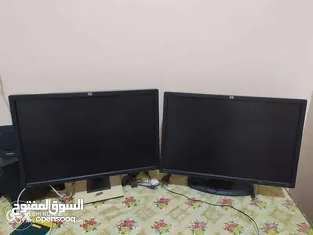 شاشتين اتش بى فل اتش دى 24 بوصه للمصممين والمبرمجين وتصلح كشاشه تليفزيون