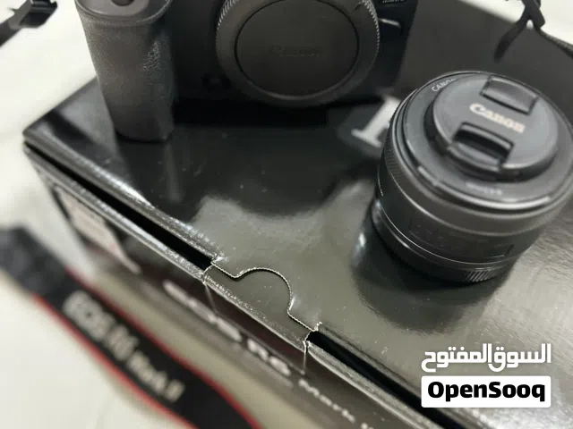 كاميرا كانون R6 Markll مع عدسة كانون RF 50mm 1.8 بحالة ممتازة جداً واستخدام خفيف