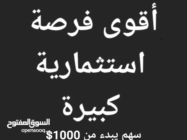 مشروع استثماري اسهم من 1000$