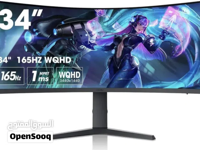 KOORUI 34 Inch Ultrawide Curved  السعر قابل للتفاوض  الملحقات كامله و الضمان موجود