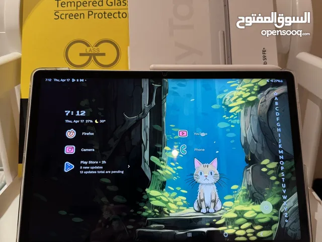 Galaxy Tab S9 FE Plus 12GB/256GB Silver (Like new) UAE VERSION