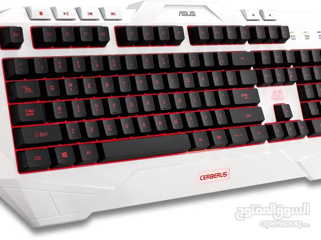 لوحة مفاتيح الألعاب Asus Cerberus Arctic