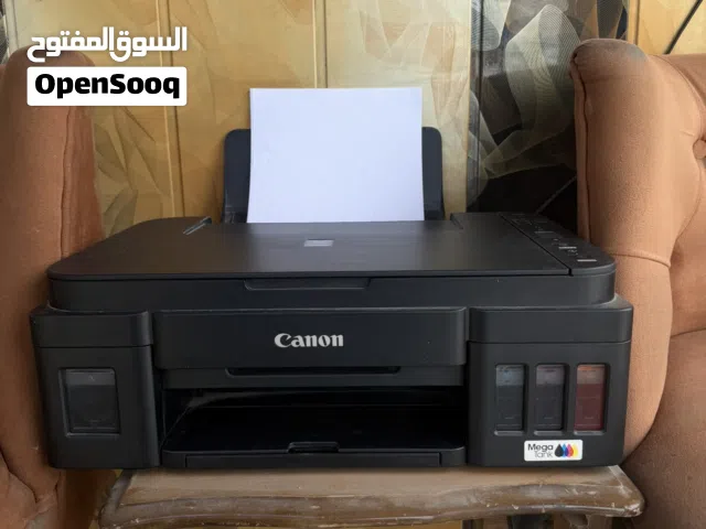 طابعة كانون MegaTank أصلية للبيع – بحالة ممتازة كارتونة موجود