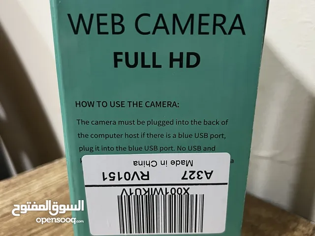 New cam not used only tested for PC/كاميرا للكمبيوتر او اللاب توب غير مستخدمه قمت بتجربتها فقط