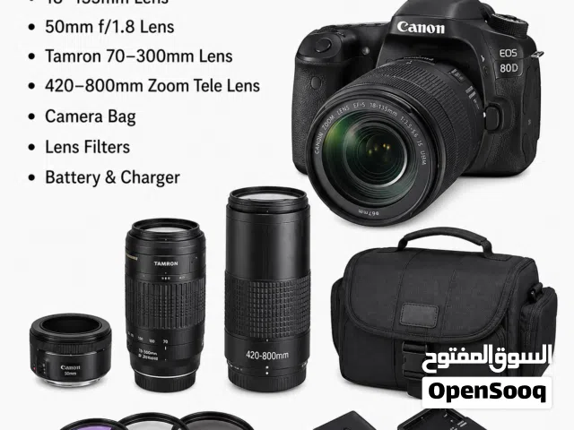 Canon EOS 80D DSLR Camera for Sale – Like New