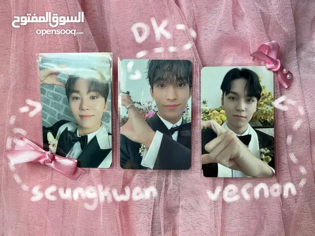 Seventeen KPOP Photocards and Lyric Book فوتوكاردز فرقة سفنتين و كتيب كلمات الأغاني FML رسمي و أصلي