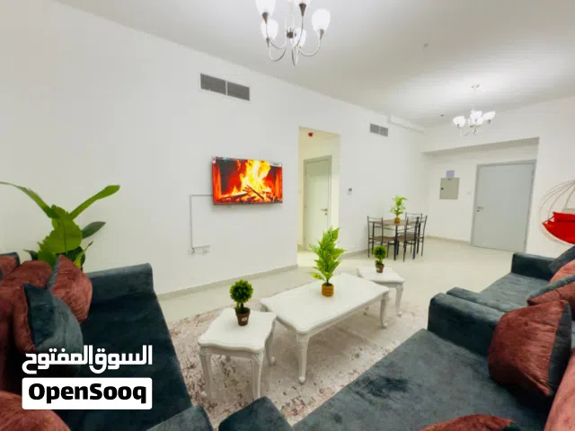 غرفة وصالة  كورنيش عجمان مفروش فرش كامل جديد شامل كل الفواتير كورنيش شقة مميزة بموقع سياحي