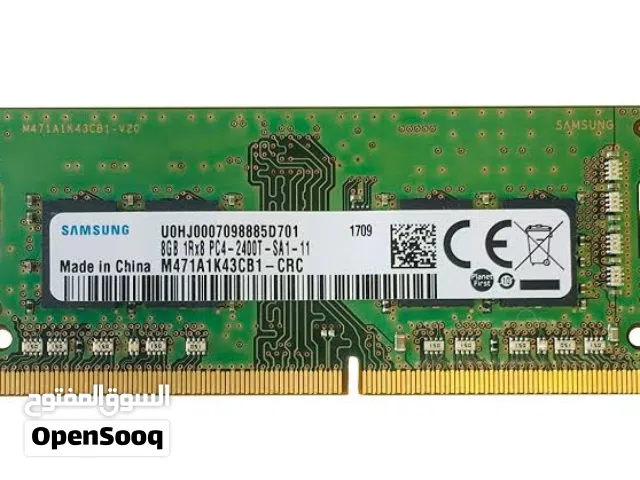 RAM 8GB. DDR4. رام لابتوب SAMSUNG
