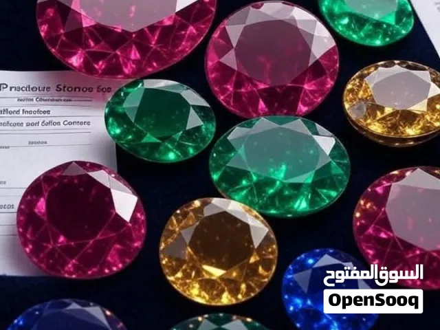احجار كريمه بشهادات رسميه