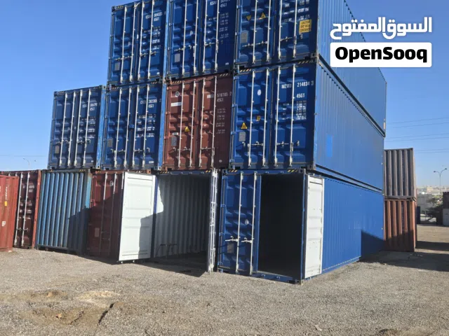 حاويات مستعمله وبحاله جيده عشرون قدم واربعون قدم موجوده بعمان