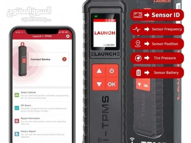 جهاز فحص و برمجة حساسات الاطارات I-TPMS Launch