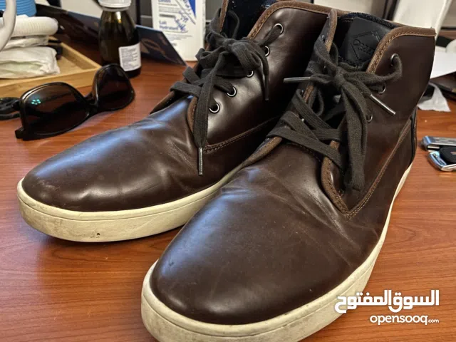 Dune London “Spacejam” Brown High Top Trainers – UK 10