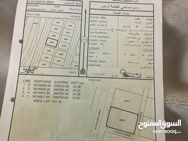 Residential Land for Sale in Al Batinah Al Masnaah