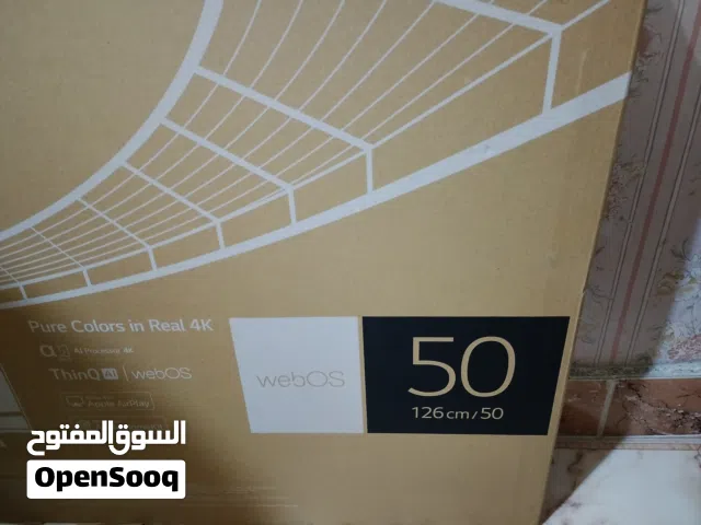 شاشه LG 50 بوصه nano cell للبيع جديده 15000سعر