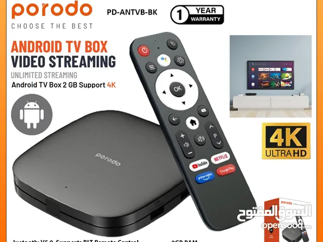 Porodo Android TV Box Video Streaming PD-ANTVB ll Brand-New ll