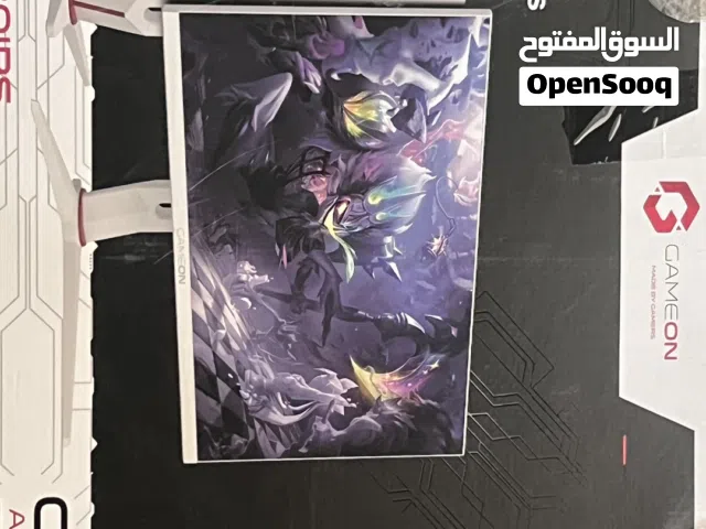 شاشة game on 180hz استعمال خفيف كالجديد 27 inch