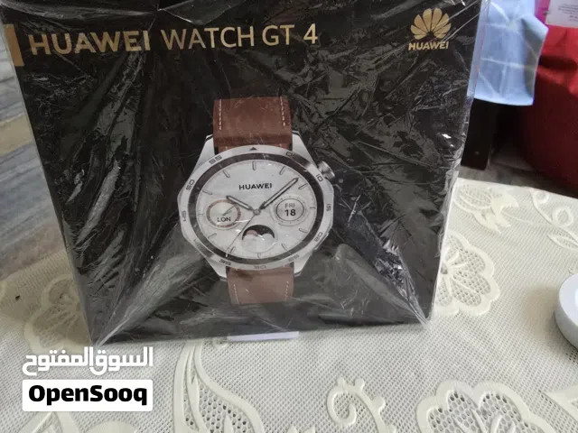 ساعه سمارت من هواوي gt4 وارد المانيا 46م استيك بني