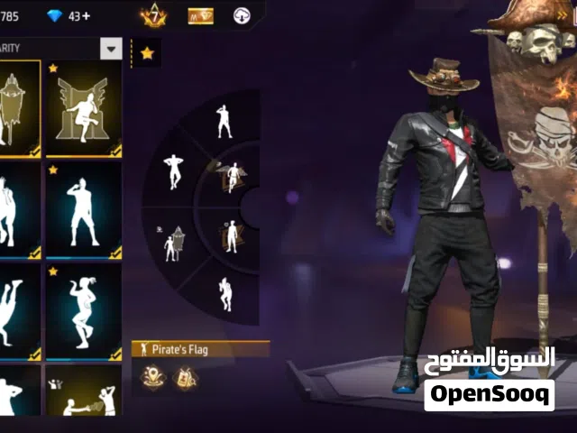 حساب فري فاير فاير باس 7/8/9/10... سعرو مناسب