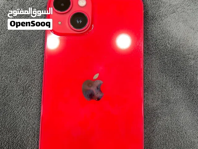 للبيع آيفون 13 أحمر بحالة ممتازة مع ملحقاته