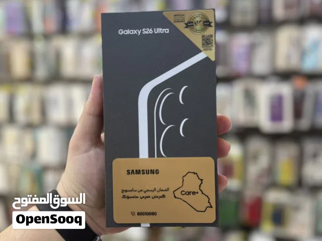 سامسونك S26 الترا ذاكرة 1T جديد وكاله عين الفهد متوفر كل الالوان