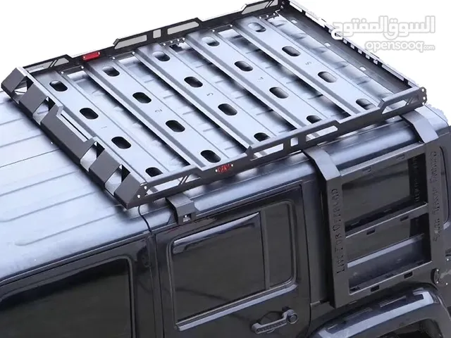 South African Diamond Roof Rack with Side Ladders Both Sides Jeep Wrangler JL 4 Doors Used for Sale