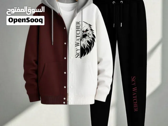 تراك رجالي  قطعتين   نوع القماش قطني 3 خيط شتائي  القياسات المتوفرة S - M - L - Xl - Xxl