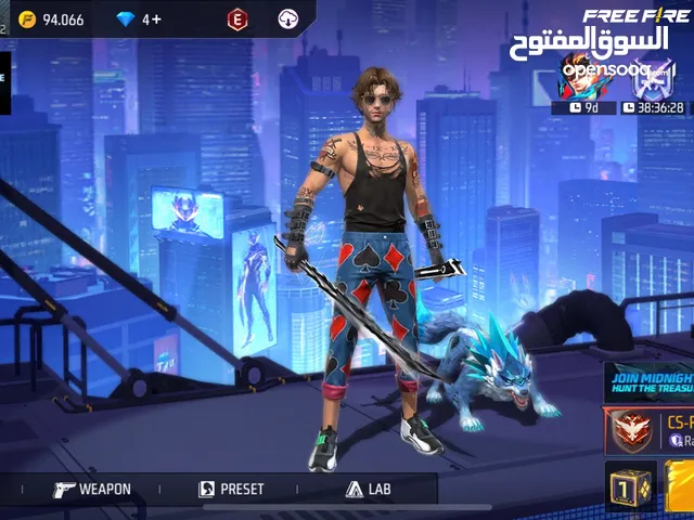 Free Fire Accounts and Characters for Sale in Dubai
