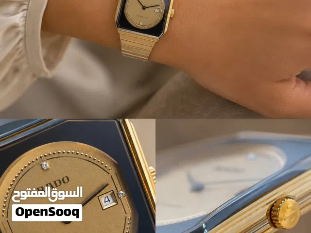 ساعه رادو طلاء ذهب أصلية اتوماتيك