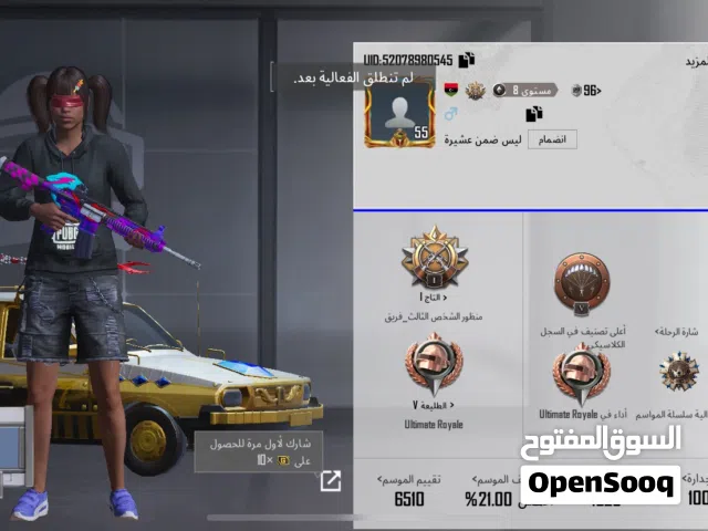 Pubg Accounts and Characters for Sale in Tripoli