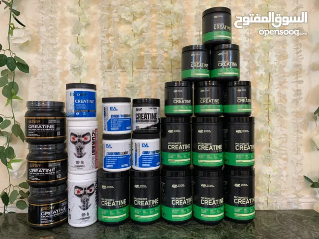 كرياتين مونوهايدرات ماركه عالميه أوزان مختلفه صافي 100% بدون نكهات تاريخ طويل الامد