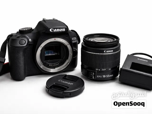 كاميرا Canon 1300D نظيفة جدًا الاستخدام خفيف