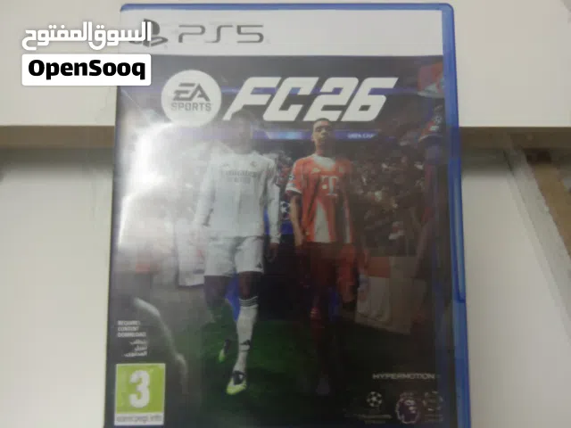 FC26 لل بدل أو البيع بدون خدوش مع كل ملحقاتها مطلوب حساب بليستيشن عليه العاب قويه