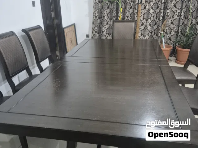 Dinning table with 8 chairs Sofa set 5 seater