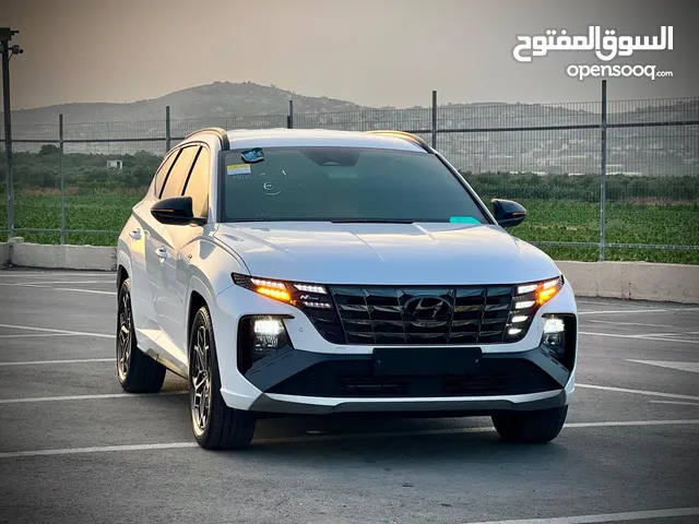 هونداي توسان N-LINE فل بدون فتحة 2x4 ///240Hp بنزين + كهرباء 2022 ( Haybrid) 1600cc