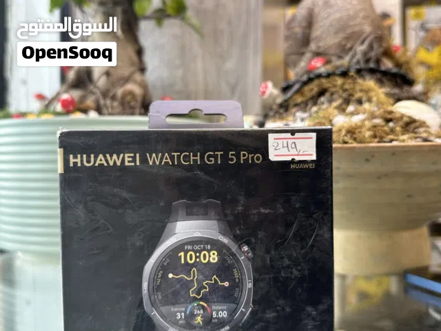 HUAWEI Watch GT 5 pro NEW 46mm Color:Black Strap:Black Fluoroelastomer