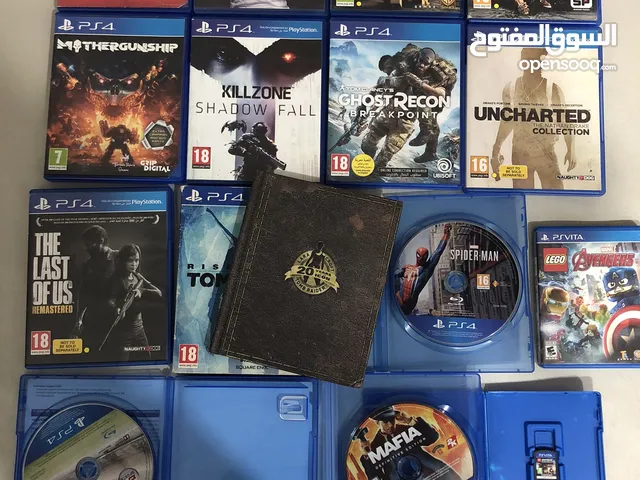 13 PS4 Games  2 PSvita games very cheap and affordable for 33.9bhd