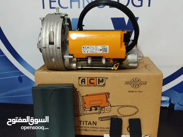 موتور رفع الباب الصاج acmالايطالي اتوماتيك بالريموت كنترول من شركه الوكيل تكنولوجي لابواب الاتوماتي
