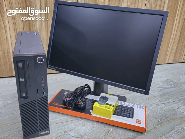 كمبيوتر لينوفو أنيق وسريع i5 الجيل الرابع، للاعمال المنزلية والدراسة والمحلات والمكاتب والشركات
