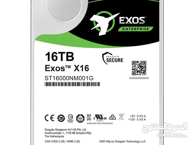 هاردات Seagate Exos سعة 16 تيرا بايت مع توفير نسخ محتوى لمحلات الانترنت والشبكات اللاسلكية