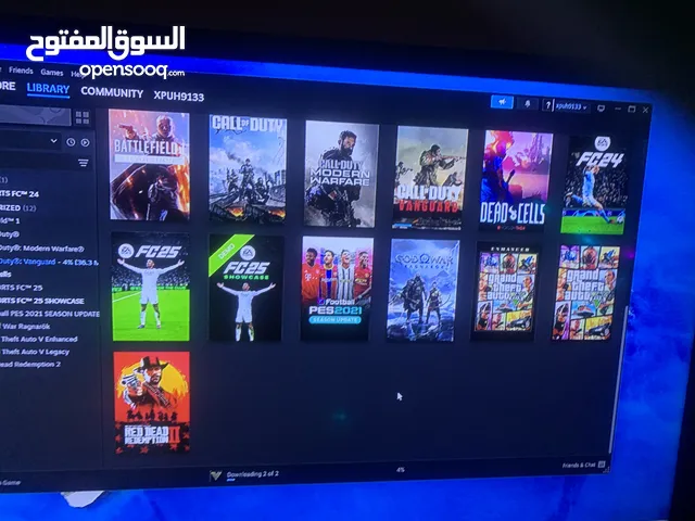 حساب ستيم للبيع
