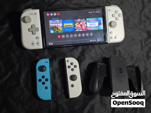 Jailbroken and hacked Nintendo switch OLED with 128 GB SD card containing 30+ games