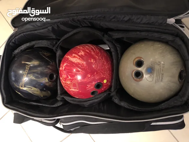 شنطة بولنق من امريكا ثلاث كور اصلايات   Original Bowling bag from the USA 3 balls